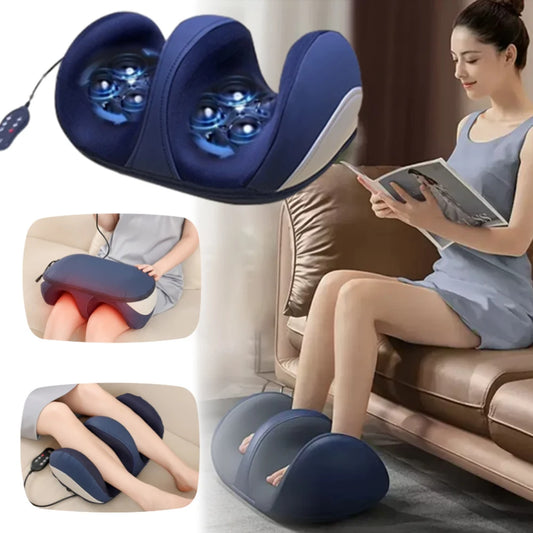 Comfortable electric massage device foot