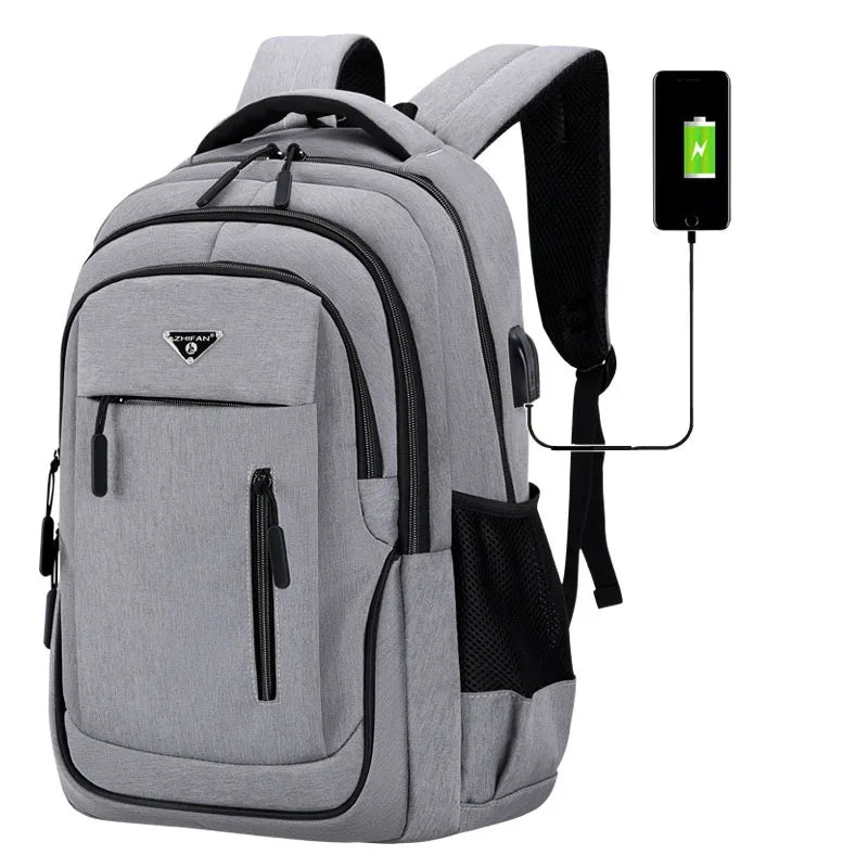 Men Backpack USB Charging from badr