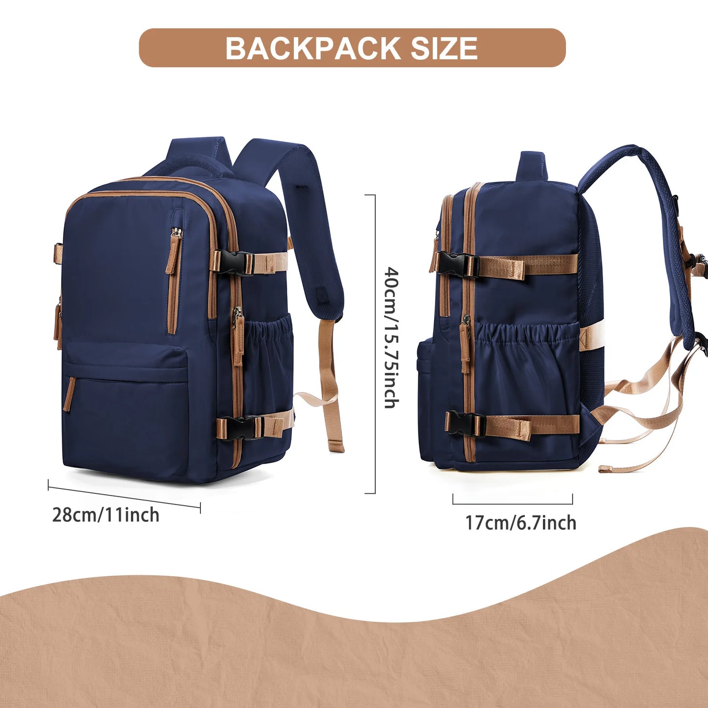 Travel Backpack Cabin Men Women  Bussiness badr