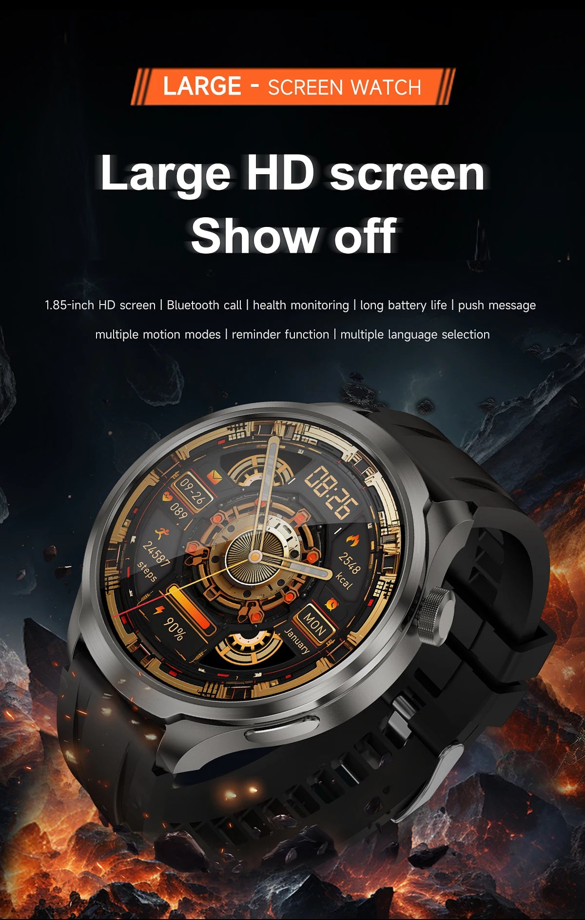 New Bluetooth Call Smart Watch Men Sports