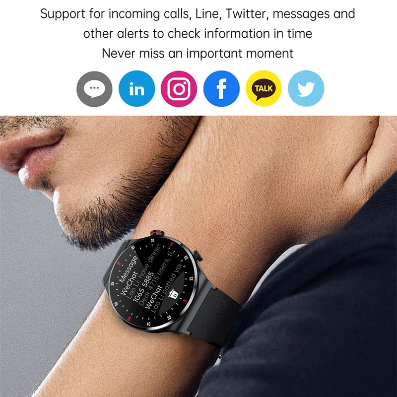 New Bluetooth Call Smart Watch Men Sports