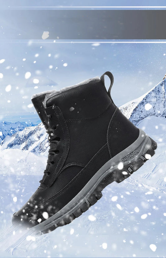 NeW  Winter  Waterproof  Super Warm Men's  Work Shoes