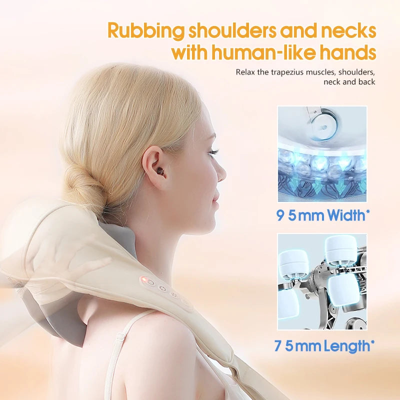 Comfortable electric massage device body